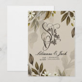 Boho-Hochzeitseinladung Einladung (Vorne/Hinten)