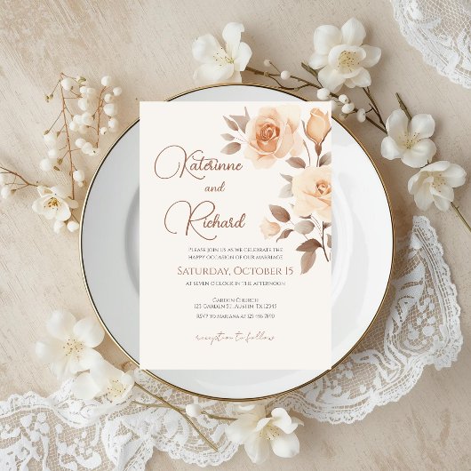Boho-Hochzeitseinladung Einladung