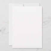 Boho-Hochzeitseinladung Einladung (Rückseite)