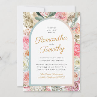 Boho-Hochzeitseinladung Save The Date