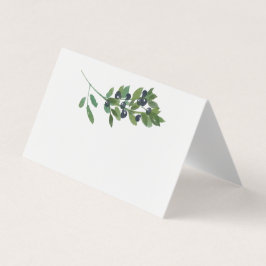 Boho Hochzeitskarte für die Olive-Zweigstelle der 