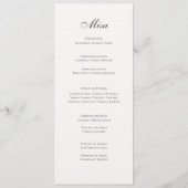 Boho Hochzeitsprogramm Programm (Rückseite)