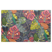 Boho hojas Mitternacht Stoff (Fat Quarter (45,7 x 55,9 cm))