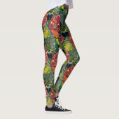 Boho-Hojas-Wald Leggings (Rechts)