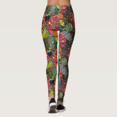 Boho hojas walnut leggings (Rückseite)