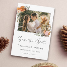 Boho Holiday Wedding Save the Date