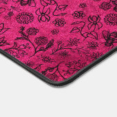 Boho Honey Bee Floral Pattern Trendy Niedlich Hot Schreibtischunterlage (Ecke)