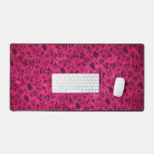 Boho Honey Bee Floral Pattern Trendy Niedlich Hot Schreibtischunterlage (Tastatur & Maus)