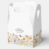 Boho HoneyBee & Wildflower Baby Shower Geschenkschachtel (Geöffnet)