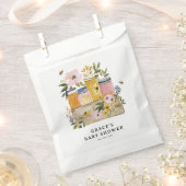 Boho HoneyBee & Wildflower Babyparty Geschenktütchen (Ausgeschnitten)