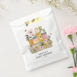 Boho HoneyBee & Wildflower Babyparty Geschenktütchen