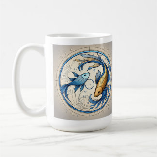 Boho horoskop pisfarbig kaffeetasse