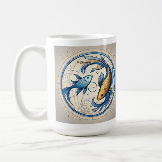 Boho horoskop pisfarbig kaffeetasse (Links)