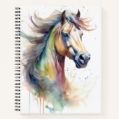 Boho Horse-Notebook Notizblock (Vorderseite)