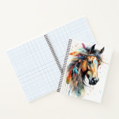 Boho Horse-Notebook Notizblock (Innenseite)