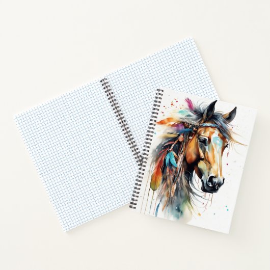 Boho Horse-Notebook Notizblock (Innenseite)