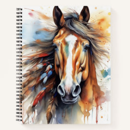 Boho Horse-Notebook Notizblock