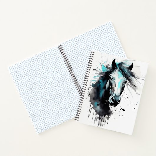 Boho Horse-Notebook Notizblock (Innenseite)