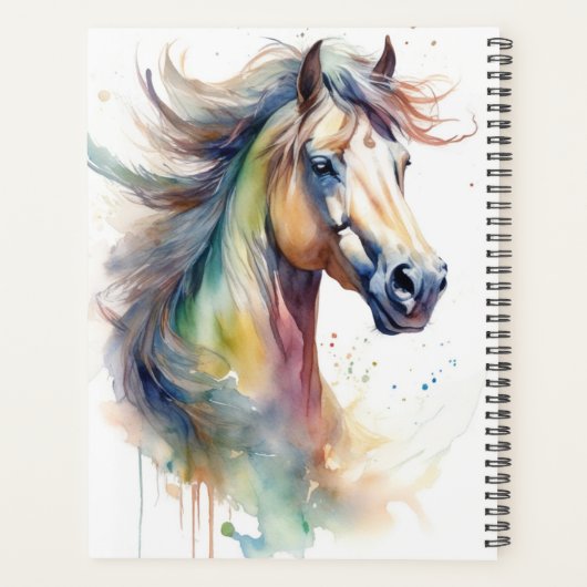 Boho Horse Planner Planer (Rückseite)
