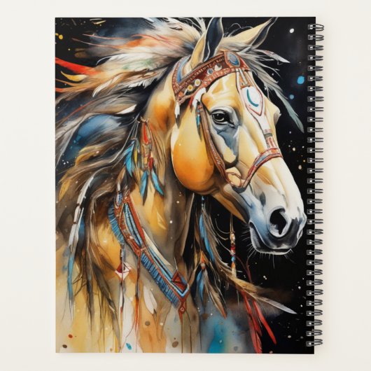 Boho Horse Planner Planer (Rückseite)
