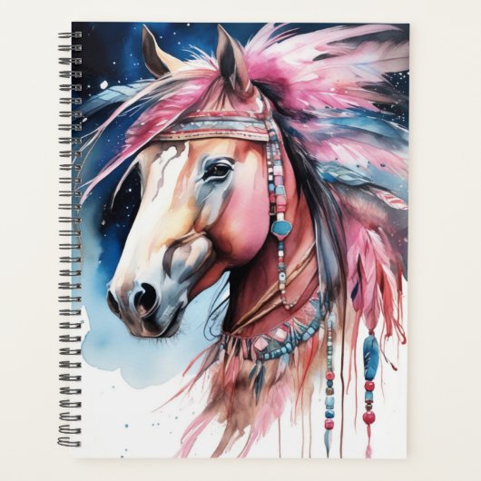 Boho Horse Planner Planer (Vorderseite)