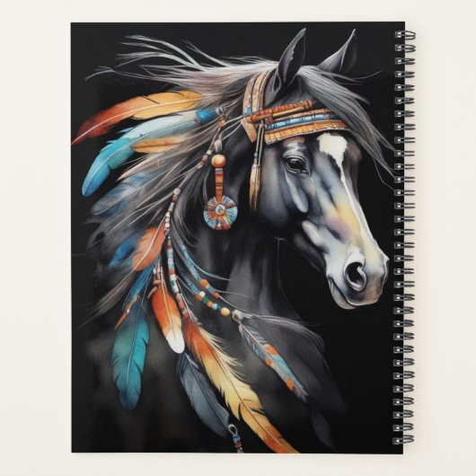 Boho Horse Planner Planer (Rückseite)