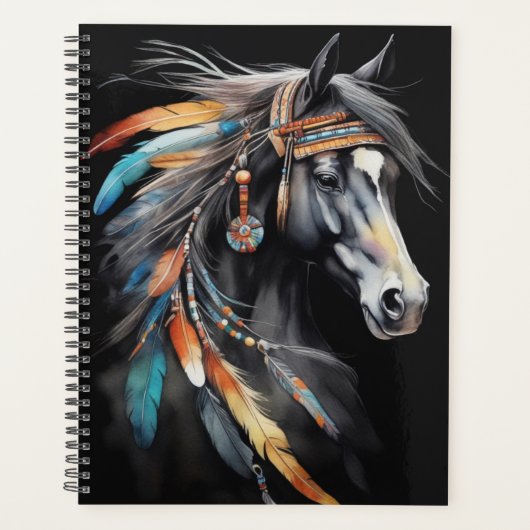 Boho Horse Planner Planer (Vorderseite)