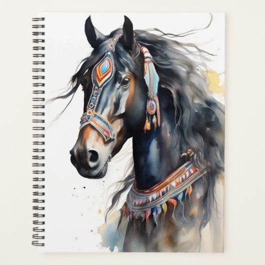 Boho Horse Planner Planer (Vorderseite)