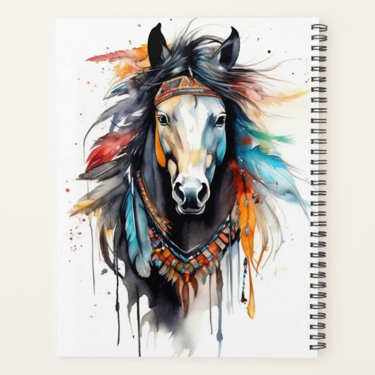 Boho Horse Planner Planer (Rückseite)
