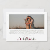 Boho hört Freude in allem Sechs Foto Weihnachten (Rückseite)