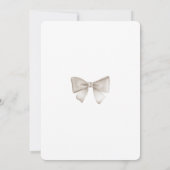 Boho Hot Air Ballon Babydusche Danke Karte (Rückseite)