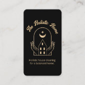 Boho House Hands and Moon Visitenkarte (Vorderseite)