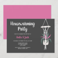 Boho House Pflanze Blumengrau Rosa Haus Erwärmung