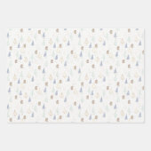 Boho House und Trees Weihnachten Geschenkpapier Set (Vorderseite 3)