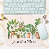 Boho Houseplant Wasserfarben-Gartenangebot Mousepad