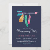 Boho Housewarming-Party Einladung (Vorderseite)