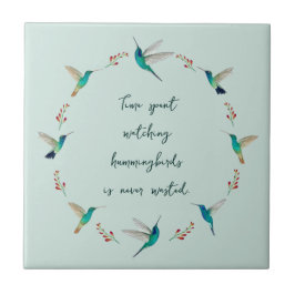 Boho Hummingbirds Fliese