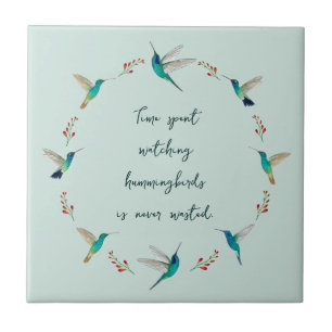 Boho Hummingbirds Fliese