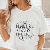 Boho Hustle wie ein Boss lebe wie eine Königin Tri-Blend Shirt