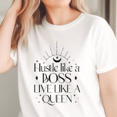 Boho Hustle wie ein Boss lebe wie eine Königin Tri-Blend Shirt