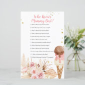 Boho Ice Cream Floral, der Mommy Best Game kennt (Stehend Vorderseite)