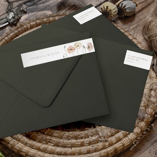 Boho Icelandic Watercolor Island Poppy Blume