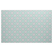 Boho Ikat Tribal Muster Aqua Grau Diamant Print Stoff (Yard (91,4 cm))
