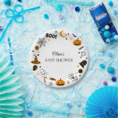 Boho Illustriert Halloween Babydusche Pappteller (Party)