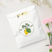 Boho Imitats Gold Rim Citrus Limon Lemon Geschenktütchen (Versiegelt)