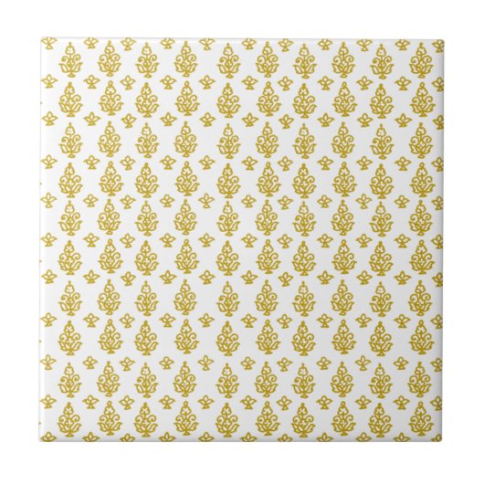 Boho India Block Fliese (Vorderseite)