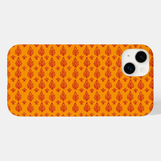 Boho India Block Print Case-Mate iPhone Hülle (Rückseite (Horizontal))