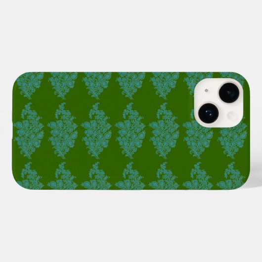 Boho India Block Print Case-Mate iPhone Hülle (Rückseite (Horizontal))