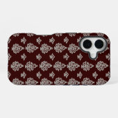 Boho India Block Print iPhone 16 Hülle (Rückseite (Horizontal))