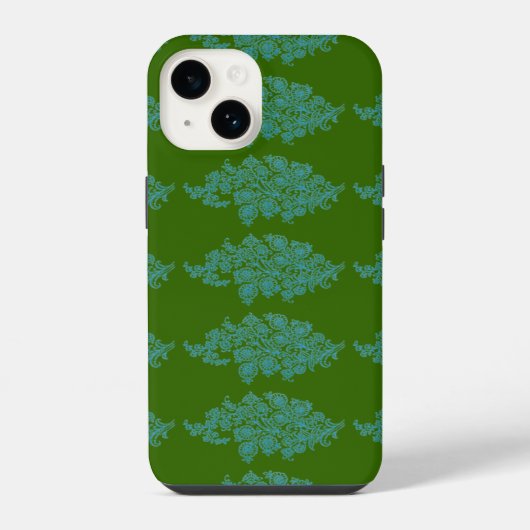 Boho India Block Print iPhone Hülle (Rückseite)